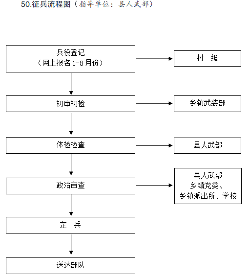 征兵流程圖詳解，征兵流程圖全面解析